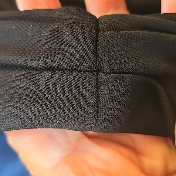 BCBG MaxAzria Black Asymmetrical Cut Out Slip Dress - Picture 10 of 10